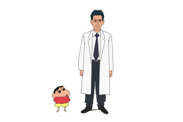 「クレヨンしんちゃん」岡田准一が「白い巨塔」コラボ回でゲスト出演！ アフレコ現場で神対応？ 画像