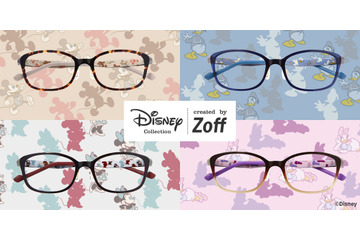 ディズニーキャラクターがキュート＆カラフルな眼鏡に！ Zoff SMARTシリーズに新登場 画像