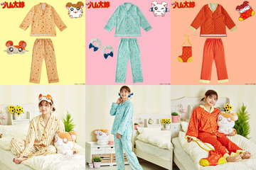 「とっとこハム太郎」大きくなっても“ハムちゃんず”が好き♪ オトナ向けパジャマ＆ワンピース登場 画像