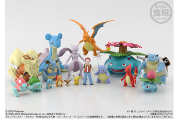 「ポケモン」お馴染みキャラやトレーナー達が1/20スケールフィギュア化！ 指先サイズから両手サイズまで大集合♪ 画像