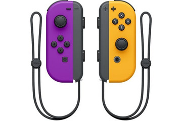 「ニンテンドースイッチ」Joy-Conセットに新色！ “パープル/オレンジ”“ブルー/ネオンイエロー”10月発売 画像
