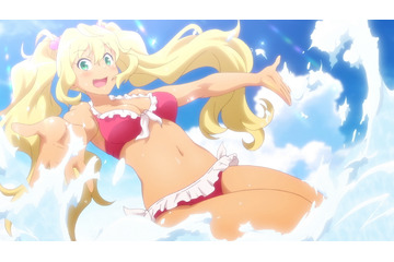 「ダンベル何キロ持てる？」みんなで海へ！しかしビーチには遊泳禁止の立て札が…!? 第4話先行カット 画像