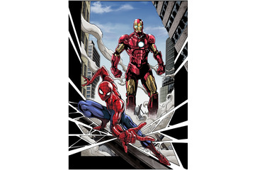 「ジャンプ」×「マーベル」夢のコラボ実現！ 「遊☆戯☆王」 高橋和希ら作家陣がアイアンマン達を描く 画像