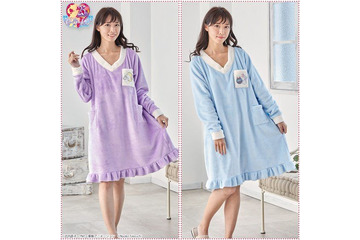 「セーラームーン」うさぎ＆ちびうさの布団柄でふわもこ♪ ルームウェア登場 画像