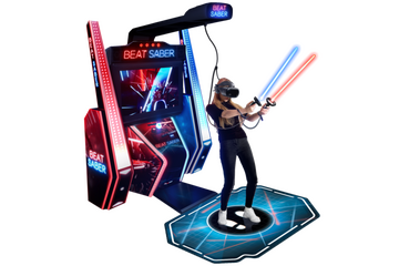 ライトセイバー×音ゲー!? VRリズムゲーム「Beat Saber」アーケード版が日本初登場！ 画像