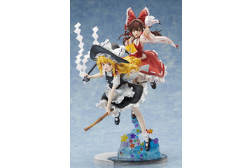 「東方キャノンボール」霊夢＆霧雨魔理沙がタッグでフィギュア化！ 合体させてOPシーン再現も 画像