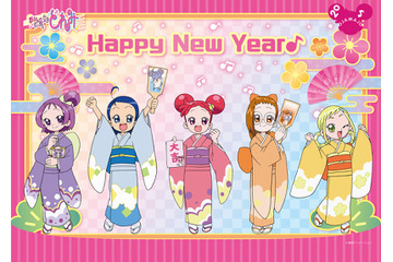 「おジャ魔女どれみ」晴れ着姿のどれみたちが華やか♪ グッズフェア開催 画像