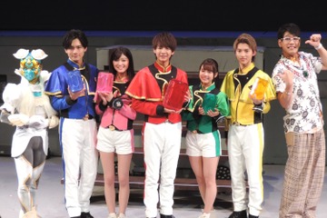 「魔進戦隊キラメイジャー」小宮璃央、アフレコで鈴村健一に大興奮？制作発表記者会見【レポート】 画像