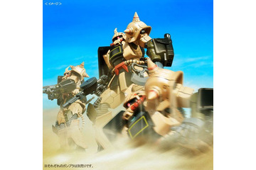 「ガンダム THE ORIGIN MSD」ザク・デザートタイプ、HGでガンプラ化！ 大量の新規造形パーツで再現 画像
