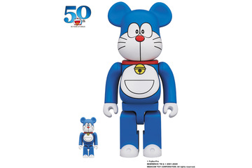 「ドラえもん」50周年記念！全高約28cmのビッグサイズ「BE@RBRICK」が登場 画像