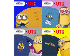 「ミニオンズ」最新作×ユニクロ「UT」コラボ登場！ミニオンズと一緒にフィーバー♪ 画像