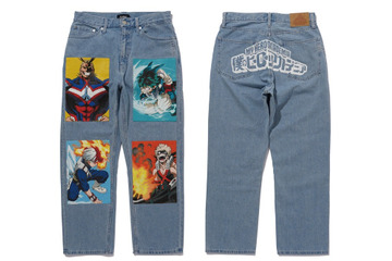 「ヒロアカ」デク、爆豪らのTシャツやデニムパンツが登場！ XLARGEとコラボ♪ 画像