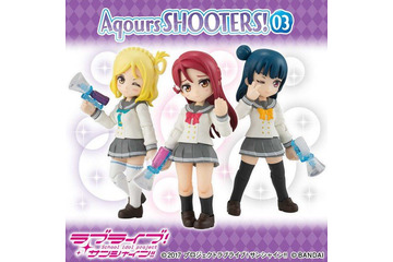 「ラブライブ！サンシャイン!!」梨子、善子、鞠莉“ギルキス”が「AQUA SHOOTERS！」に登場！ 画像