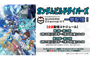 「ガンダムビルドダイバーズ」一挙配信がスタート 全25話を2回に分けて配信 画像