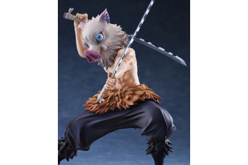 「鬼滅の刃」猪突猛進!!猪突猛進!! 嘴平伊之助、獣らしさと人間としての美しさを兼ね備えて立体化 画像