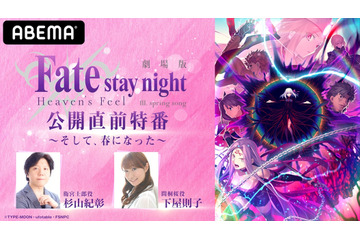 「Fate [HF]」杉山紀彰＆下屋則子が最終章の見どころ語る！ ABEMAで特別番組 画像
