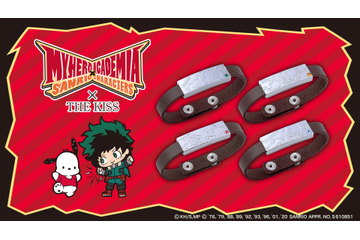 「ヒロアカ」×「サンリオ」レザーブレスレットが登場！ デク＆ポチャッコ、かっちゃんは誰と…？ 画像