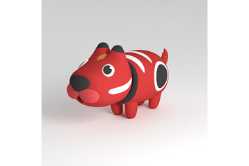 福島犬（CV：小堀友里絵）のデザインは？　“一日一犬！”　47都道府犬Ｒプロジェクト 画像