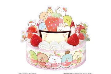 「すみっコぐらし」のお祝いケーキが登場！ デコレーションできるピック付きでクリスマスにもピッタリ♪ 画像