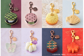 「鬼滅の刃×Q-pot.」炭治郎、禰豆子、煉獄らを和菓子で表現♪ ufotable描き下ろしイラストも公開 画像