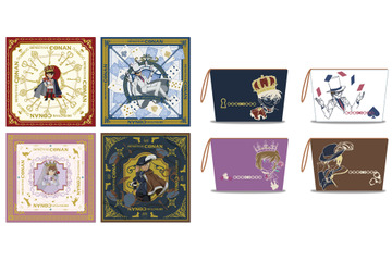 「名探偵コナン」さり気なく“好き”をアピール！ コナン、安室らをデザインしたプリントスカーフ＆ポーチが登場 画像