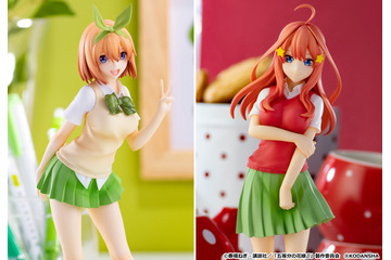 「五等分の花嫁∬」元気いっぱいな四葉？落ち着きある五月？五つ子の四女＆五女がフィギュア化 画像