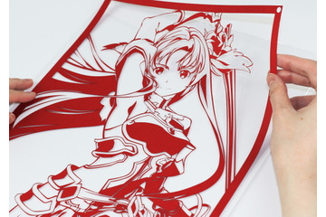 「SAO アリシゼーション WoU」キリト、アスナ、アリスの切り絵が登場！ 職人の繊細な“技”を見よ 画像