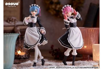 「リゼロ」ラム＆レムが“氷季服”姿で立体化！ 暖かそうな2人にかわいいが止まらない 画像