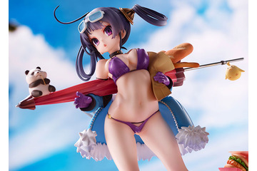 「アズールレーン」夏といえばビーチ！ビーチと言えばグルメ！寧海が“水着スキン”でフィギュア化！ 画像