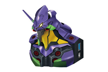 「エヴァ」初号機×USBハブ！実用性満点フィギュアが登場 通電すると目が光るギミックも 画像