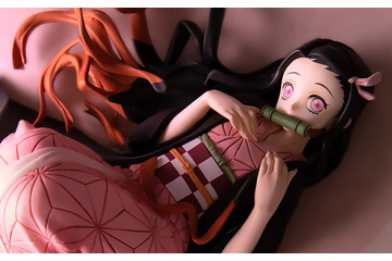 「鬼滅の刃」てのひらにひょこっと乗る♪ 竈門禰豆子が甘えた仕草でフィギュア化 画像