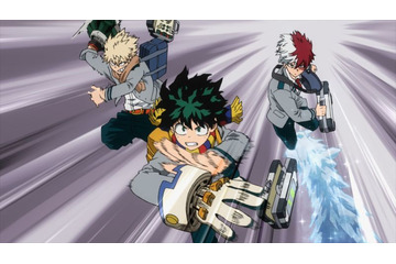 アニメ「ヒロアカ 第5期」デク、爆豪、轟、エンデヴァー事務所へ！ 冬のインターン活動スタート！ 第102話先行カット 画像