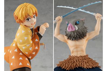 「鬼滅の刃」ビビりな“我妻善逸”＆猪突猛進な“嘴平伊之助”がフィギュア化！ 画像