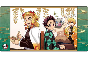 「鬼滅の刃」炭治郎たちのランチョンマット＆戦う煉獄さんのアクリルクロック発売 画像