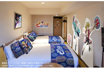 「七つの大罪」メリオダス＆エリザベスとお泊り気分♪ 描き下ろし“夏祭り”イラストと一夜を過ごせる宿泊プラン登場 画像