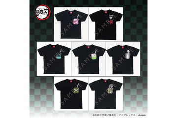 「鬼滅の刃」宇髄天元、甘露寺蜜璃らモチーフがポケットにデザイン♪ Tシャツ登場 画像
