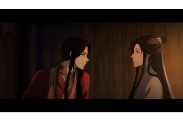 夏アニメ「天官賜福」夜に語らう、謝憐（CV.神谷浩史）と三郎（CV.福山潤）…最終話先行カット 画像