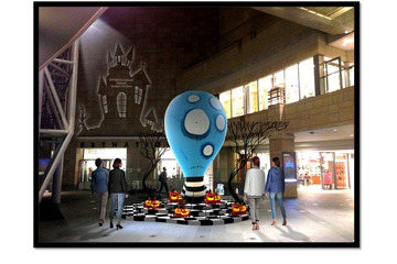 ティム・バートンの世界で六本木ヒルズが染まる ハロウィンのオリジナルキャラも 画像