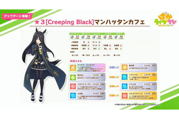 「ウマ娘」新育成ウマ娘・マンハッタンカフェ実装決定！ 成長率は“スタミナ30%