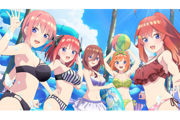 「五等分の花嫁」五つ子たちの水着姿がまぶしい！劇場キービジュアル＆ムビチケ情報公開 画像