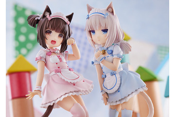 「ネコぱら」ショコラとバニラがフィギュア化！ “制服の下”までこだわった紳士向け…♪ 画像