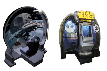 「スター・ウォーズ バトル ポッド」ドーム映像で名場面追体験　世界のAM施設で稼働 画像