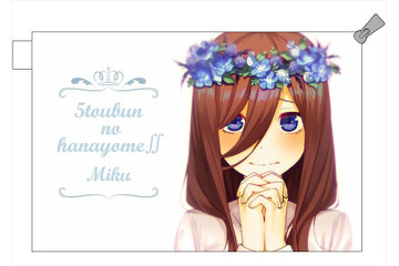 「五等分の花嫁∬」EDアニメの花嫁姿がキュート♪ 撥水仕様のトートバッグとポーチが登場 画像