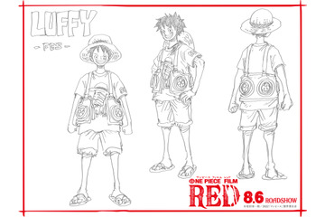 「ONE PIECE FILM RED」麦わらの一味が音楽フェスに参戦!? 尾田栄一郎描きおろしの設定画公開 画像