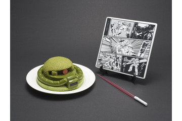 クリスマスにお薦め「量産型ザクケーキセット」、抹茶ベースで色合いも再現 画像