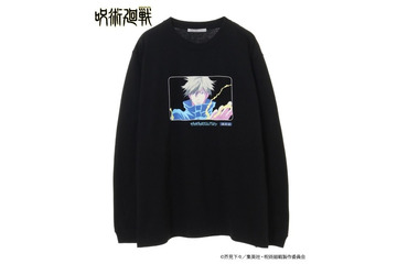 「呪術廻戦」五条悟らのTシャツ＆スウェット登場！ スマホのフラッシュで“浮き出る仕掛け”も!? 画像