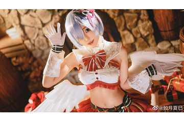 【コスプレ】「リゼロ」レム「青ブタ」桜島麻衣のクリスマス衣装がカワイイ！ 中国美女レイヤー5選 画像