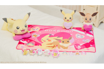 「ポケモン」ピカチュウ＆イーブイがキュート♪ “バレンタイン”がテーマのアミューズメント景品登場 画像