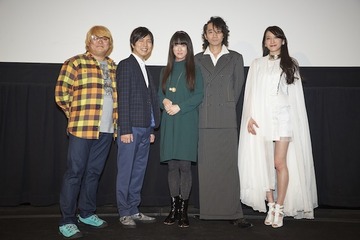 「楽園追放」初日舞台挨拶、水島精二監督、脚本・虚淵玄が力強く代表作宣言 画像