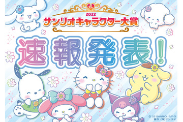 「2022年サンリオキャラクター大賞」速報1位は3連覇狙うシナモロール！「2022 SANRIO FES」開催決定 画像